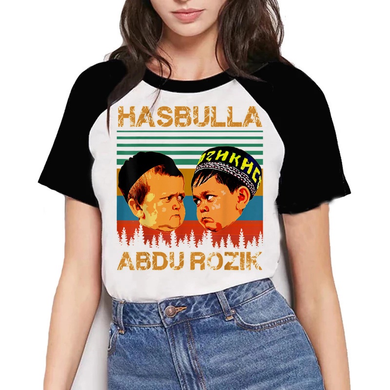 hasbulla clothes tshirt male 2022 anime japanese print aesthetic top ...