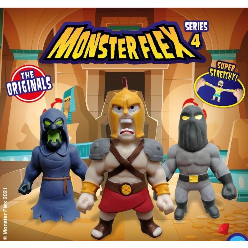 Monster FLEX EMCO Series 3 4 5 Glow In The Dark Figure Toys Resistant ...