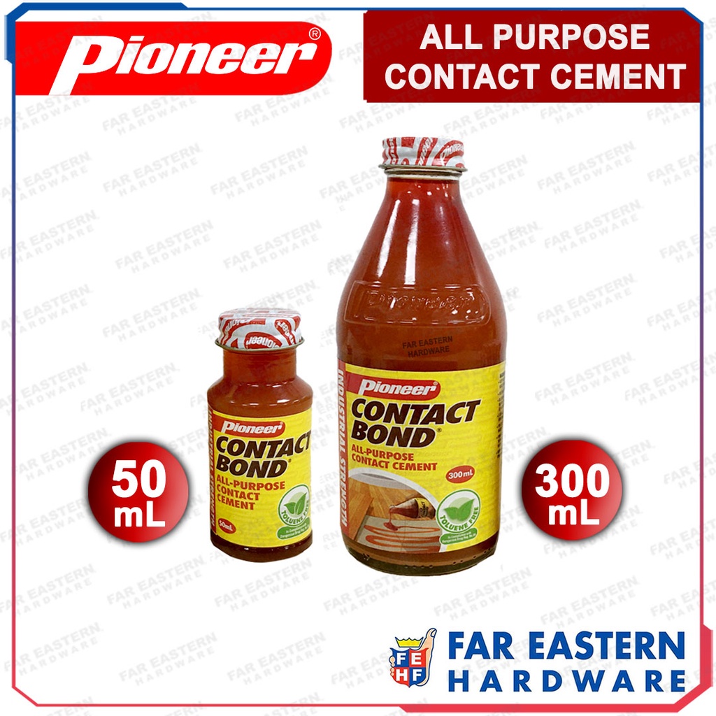 PIONEER Contact Bond Adhesive All Purpose Rugby Contact Cement 50ml ...