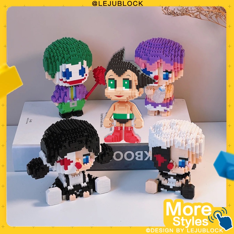 【LEJUBLOCK】joker building blocks astroboy nano block cartoon jigsaw ...
