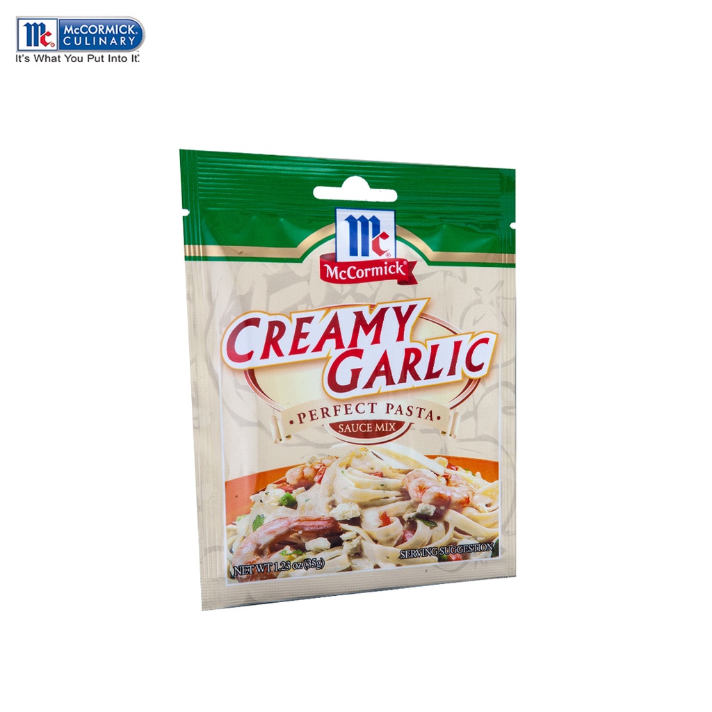 McCormick Perfect Pasta Creamy Garlic Sauce Mix 35g Shopee Philippines
