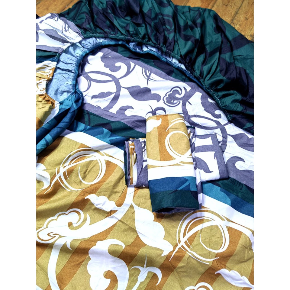 CANADIAN GARTERIZED BEDSHEET QUEENKING SIZE (DGREEN) Shopee Philippines