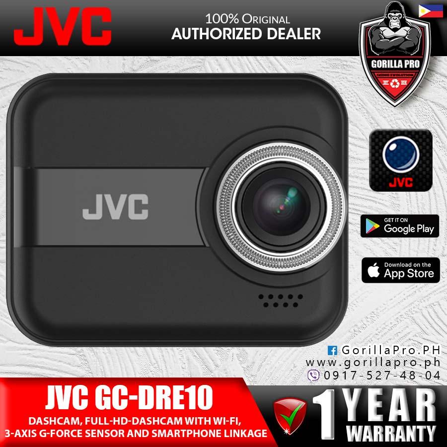 JVC GC-DRE10 Dashcam, Full-HD-Dashcam with Wi-Fi, 3-Axis G-Force Sensor ...