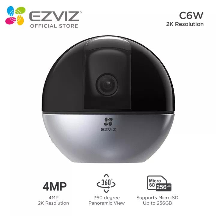 EZVIZ C6W 4MP/2K+ Smart PTZ Indoor Security WiFi Camera with AI Human ...