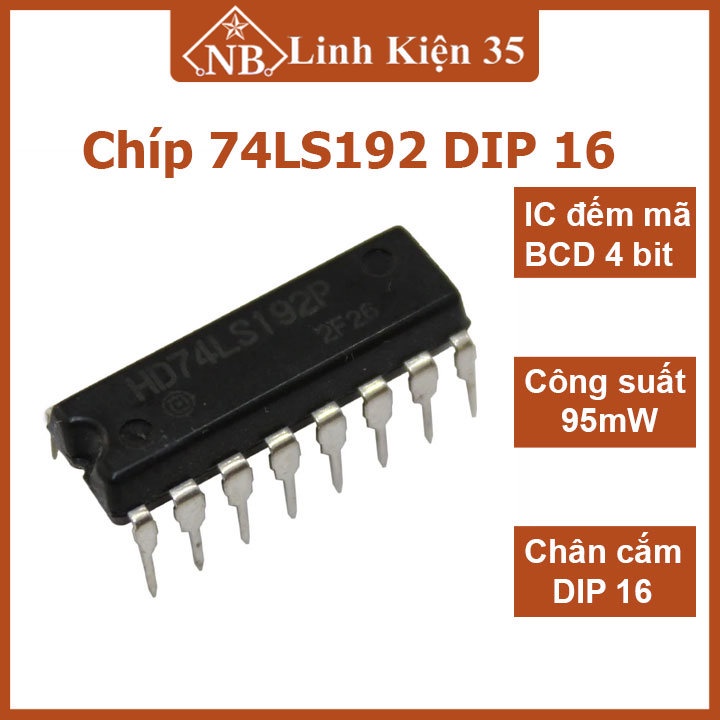 CHIP 74LS192 Decade Up/Down Counter with Clear DIP16 | Shopee Philippines