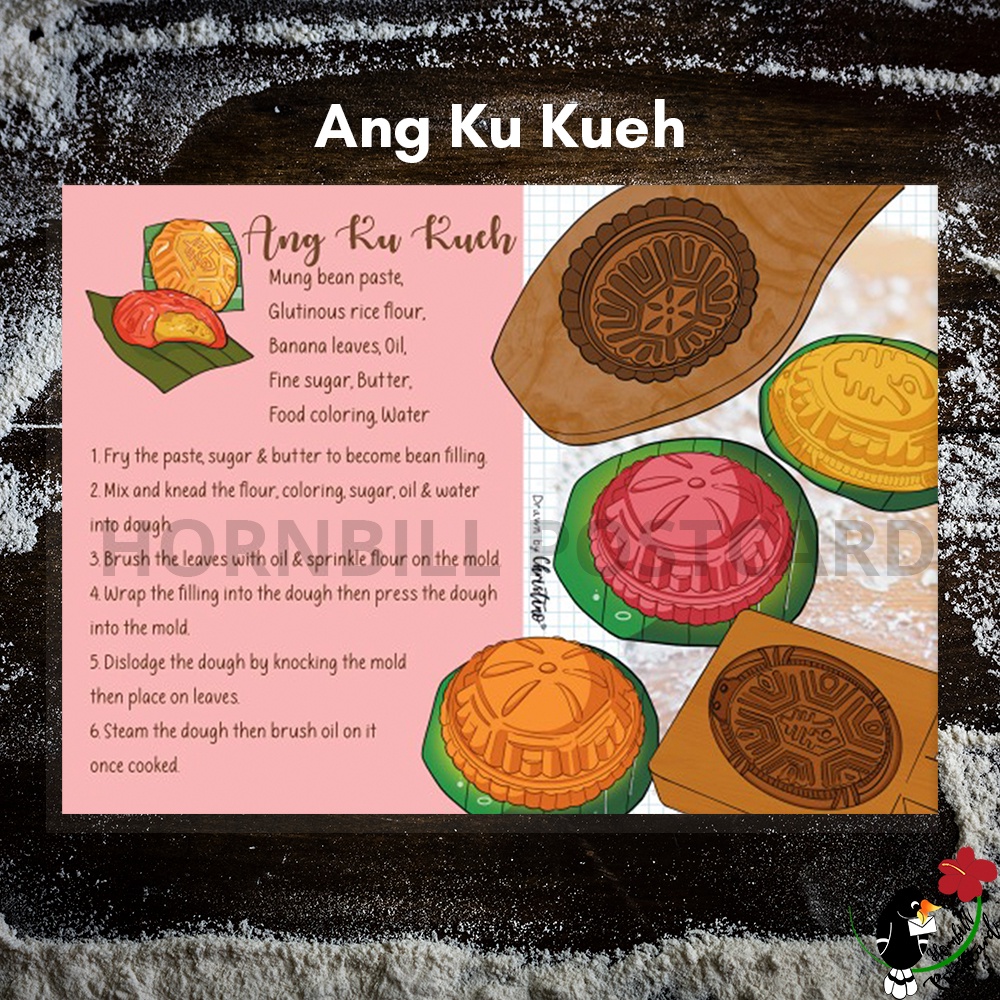 Ang Ku Kueh Kuih Postcard Poskad [Recipe Series] | Shopee Philippines
