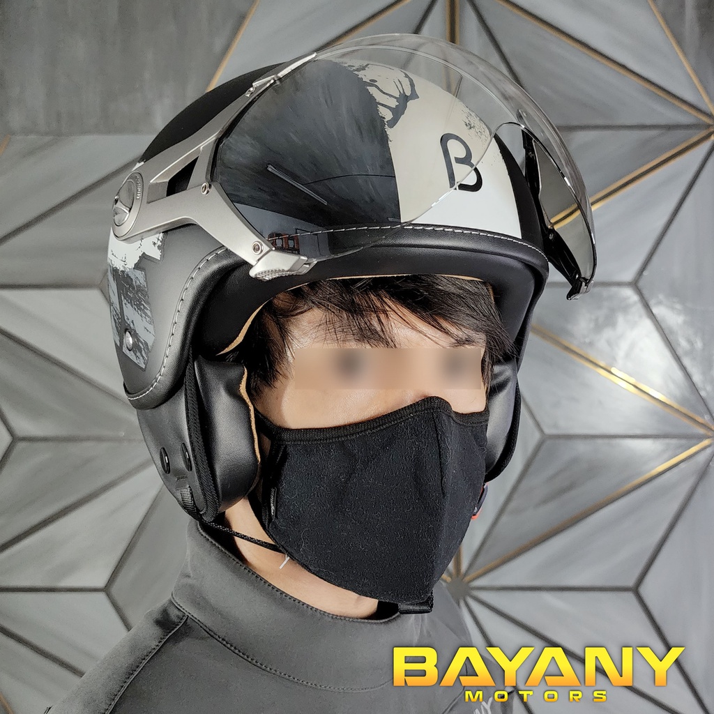 Beon B100 Helmet Half Face, Retro Classic Style Shopee Philippines