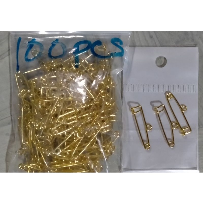 SAFETY PIN GOLD, SILVER(3pcs) Shopee Philippines