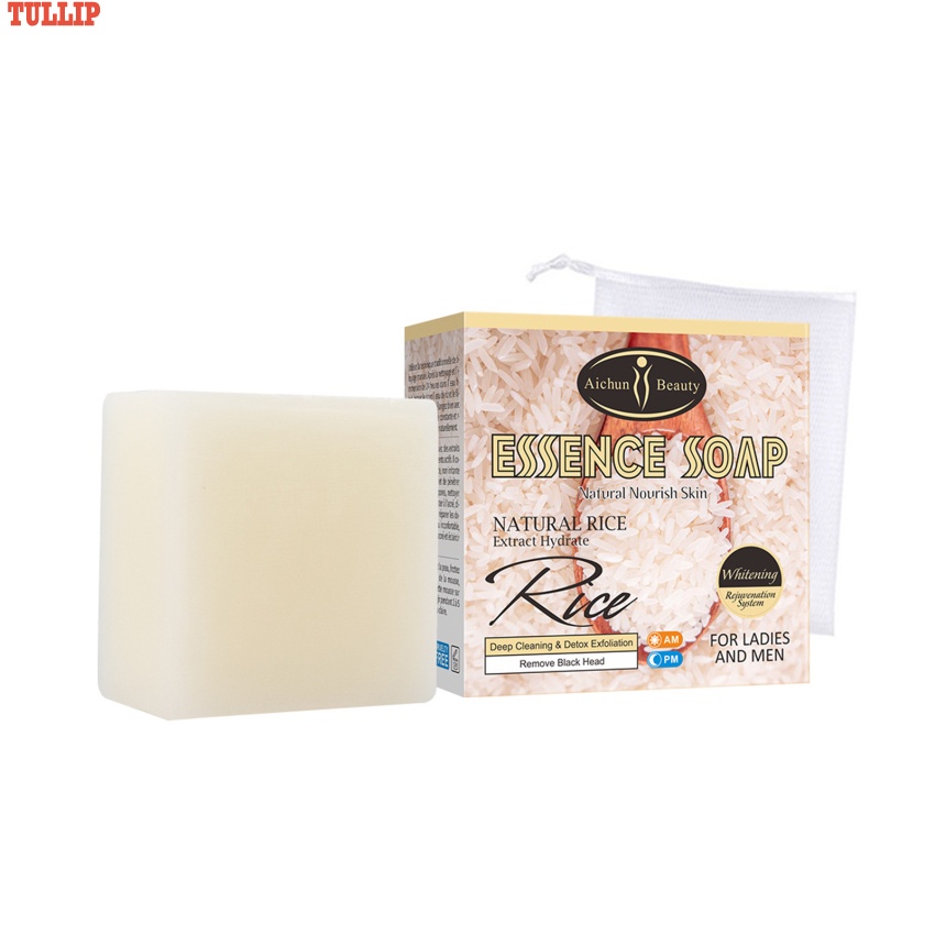 Armpit Whitening Rice Soap Between Legs Knees Private Parts Whitening Moisturizing Brightening