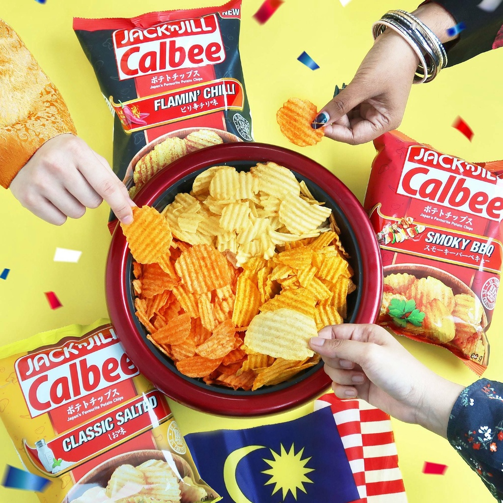 Jack N Jill Calbee Flamin Chilli Potato Chips 60G | Shopee Philippines