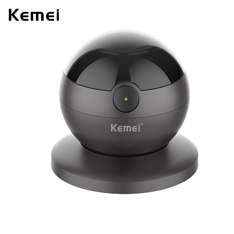 Kemei Electric Spherical Shaver Portable USB Rechargeable Razor Mini ...