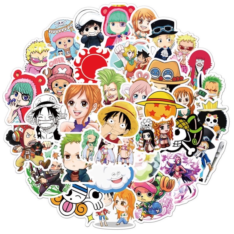 Waterproof Sticker anime One Piece | Shopee Philippines