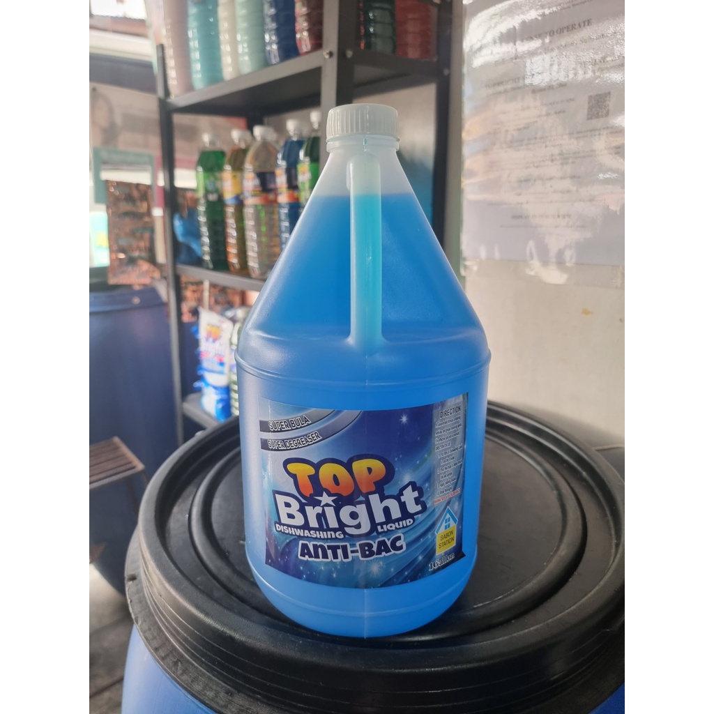 Top Bright Dishwashing Liquid (1 Gallon) Shopee Philippines