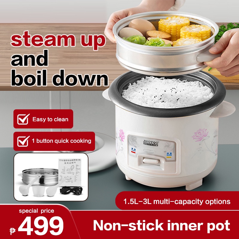 3L rice cooker with steamer mini rice cooker multifunctional electric