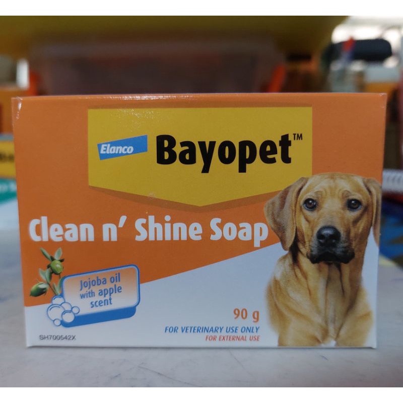 BAYOPET CLEAN N' SHINE SOAP 90grams(elanco) | Shopee Philippines
