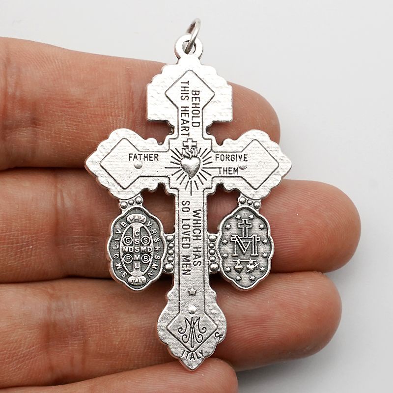 Forgiveness Cross Rosary Accessories Bitter Statue Pendant Italian ...