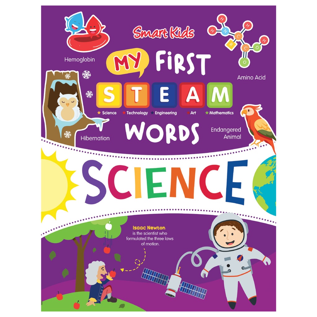 SMART KIDS MY FIRST STEAM WORDS (HARDCOVER) | Shopee Philippines