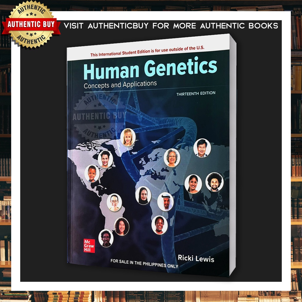 AUTHENTIC / HUMAN GENETICS Concepts And Applications 13th Edition By ...