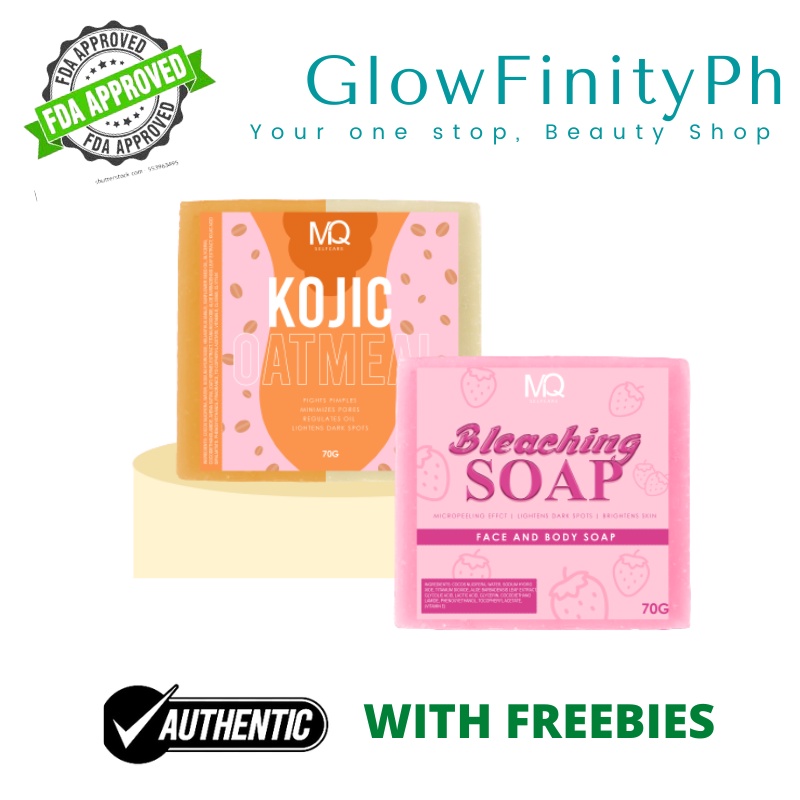 M Q Cosmetics Kojic Papaya Oatmeal Mini Bar Soap Bleaching Soap Mini