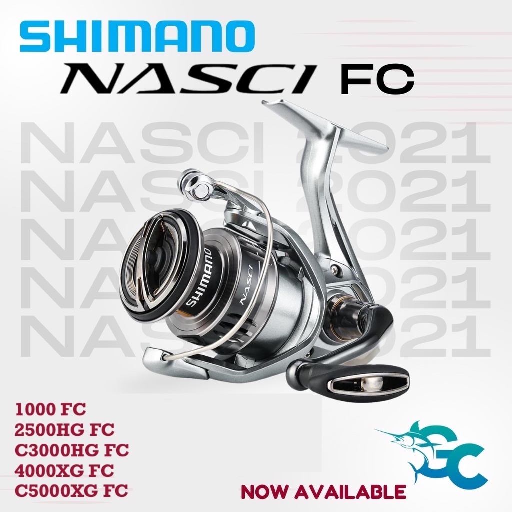 Shimano NASCI FC 2021 MODEL Spinning Fishing Reel