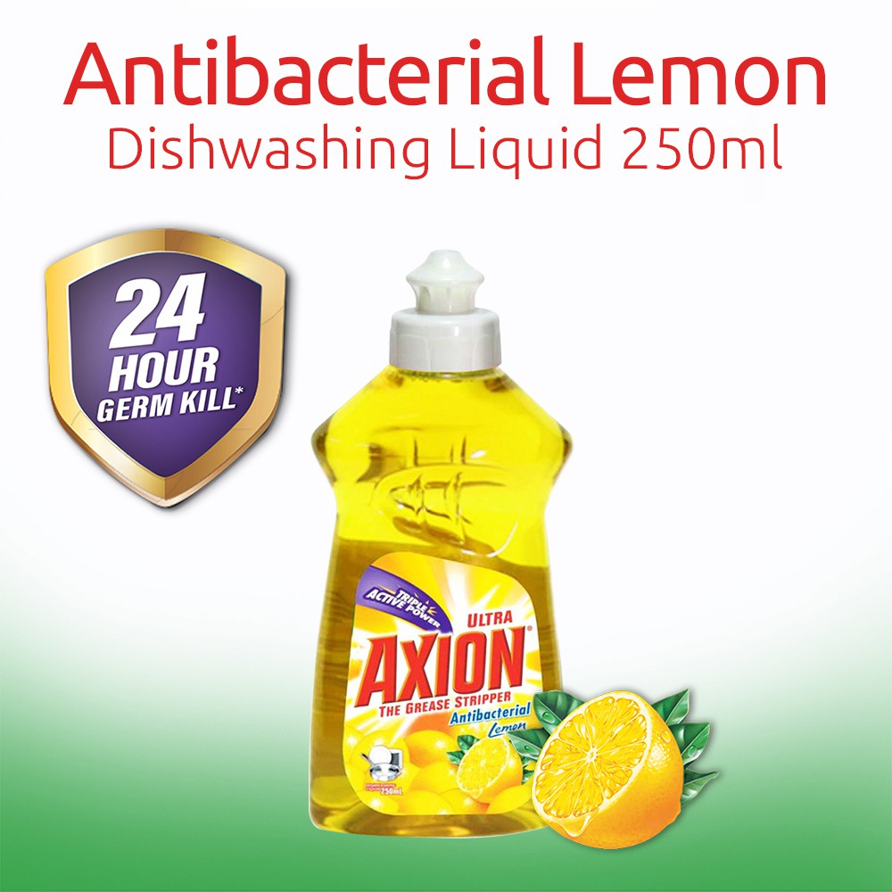 Axion Dishwashing Liquid Lemon Yellow 250ml Shopee Philippines