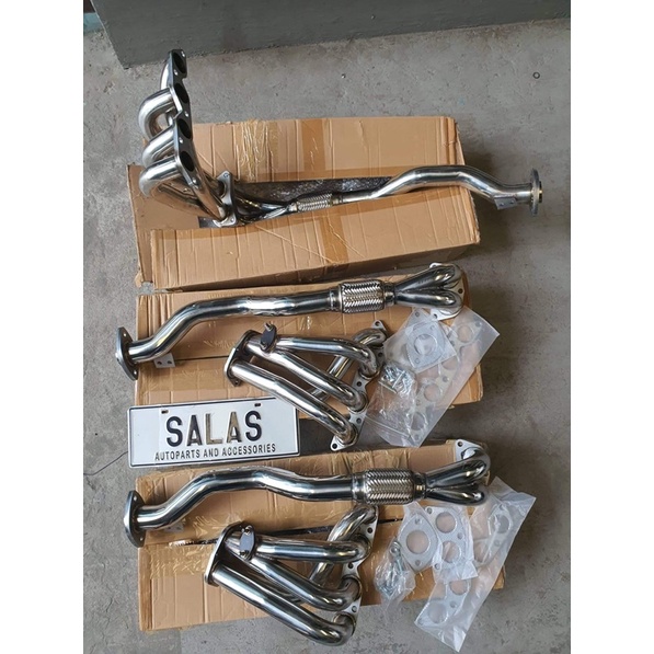 Ultimate Stainless Racing Header/Manifold For 1993-1997 Toyota Corolla 1.8L 7A-FE – 4-2-1 Exhaust, T-304 Polished, 1.5" Inlet / 2" Outlet