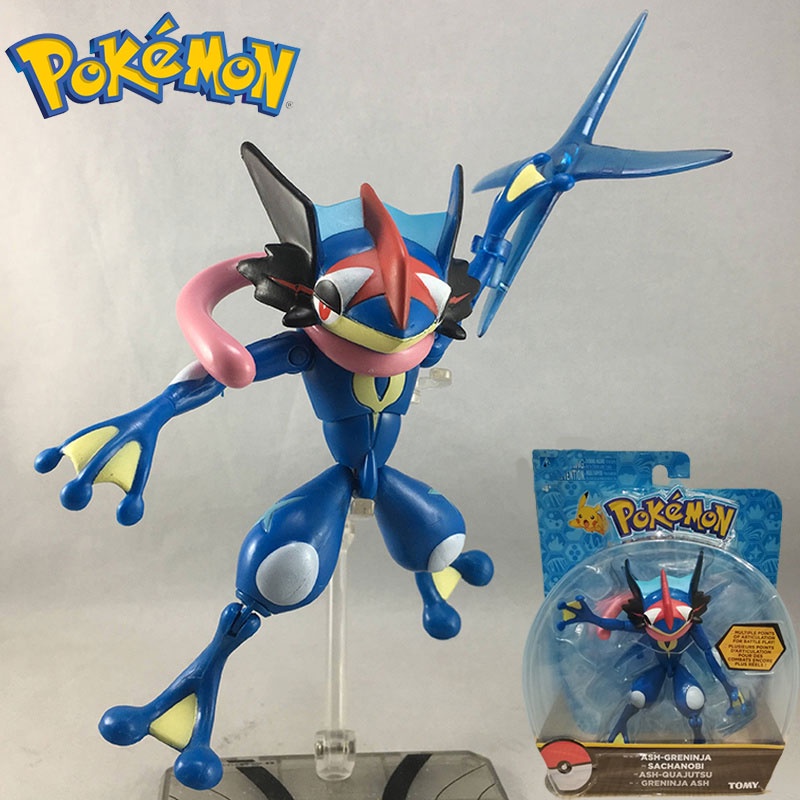 Pokemon Cm Greninja Action Figure Pvc Model Toys Cratoon Ash Greninja Japanese Anime Doll