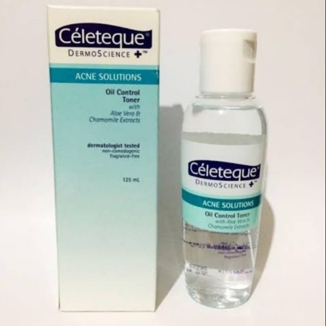 Celeteque Toner Acne Solutions Oil Control w/ Aloe Vera & Chamomile Extracts 125ml Shopee