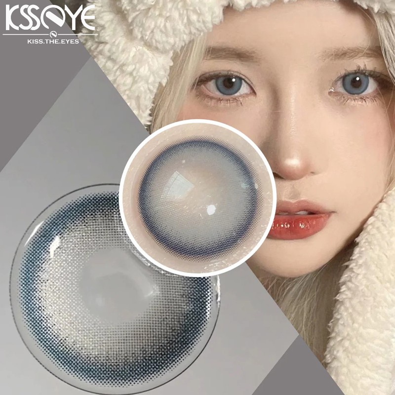 KSSEYE Colored Graded Contact Lens Blue Contact Lense Soft Fashion