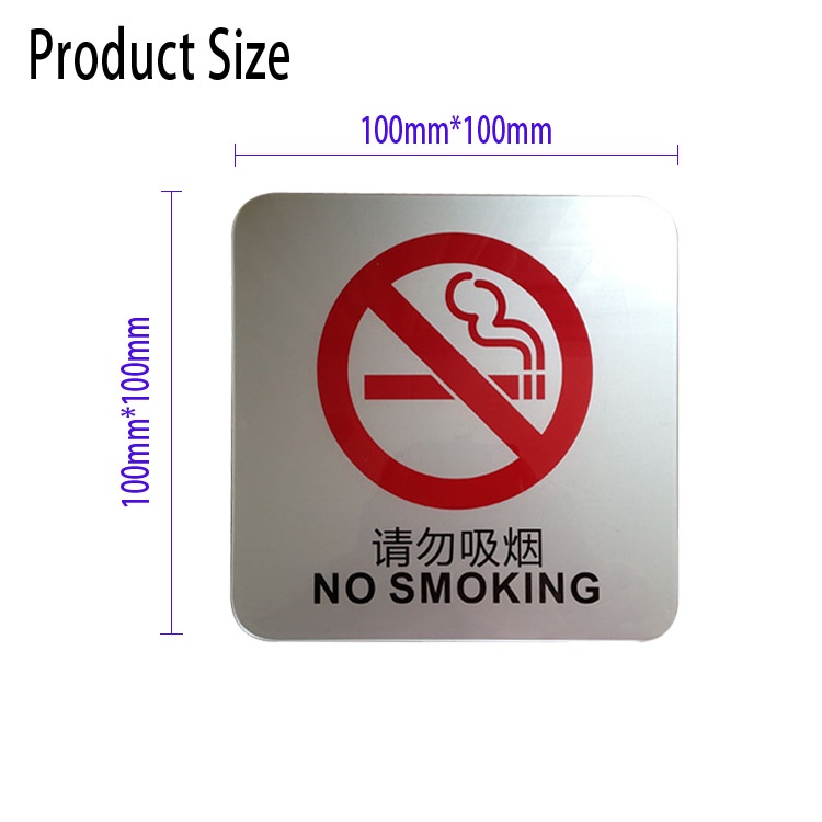 Sticker No Smoking Sign Sticker Adhesive Paper Decal No Smoking Sign Sticker Sign Sticker Sticker For Warnings Fangkenuo