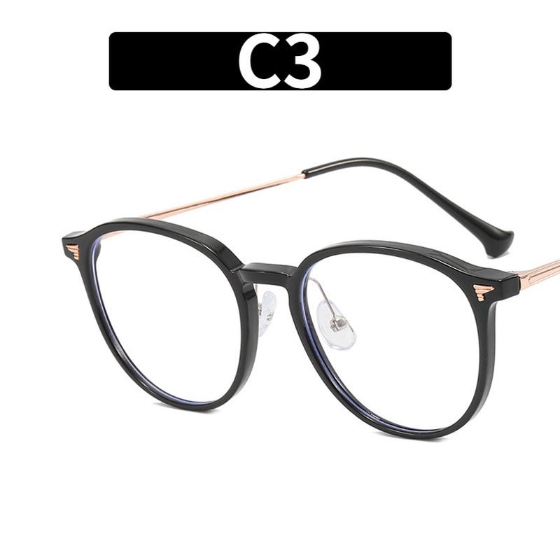 Jiuerba Korean Style Imported Round Frame Photochromic Anti Blue Light