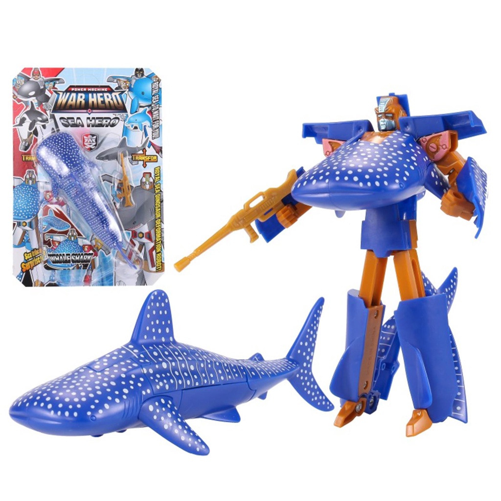 Transforming Robot Ocean Park Kingdom Transformation Dolphin Whale ...