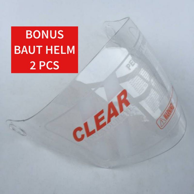 Takachi Clear Standard Helmet Visor for Brand Virtue JPX G2 Caberg ARL ...