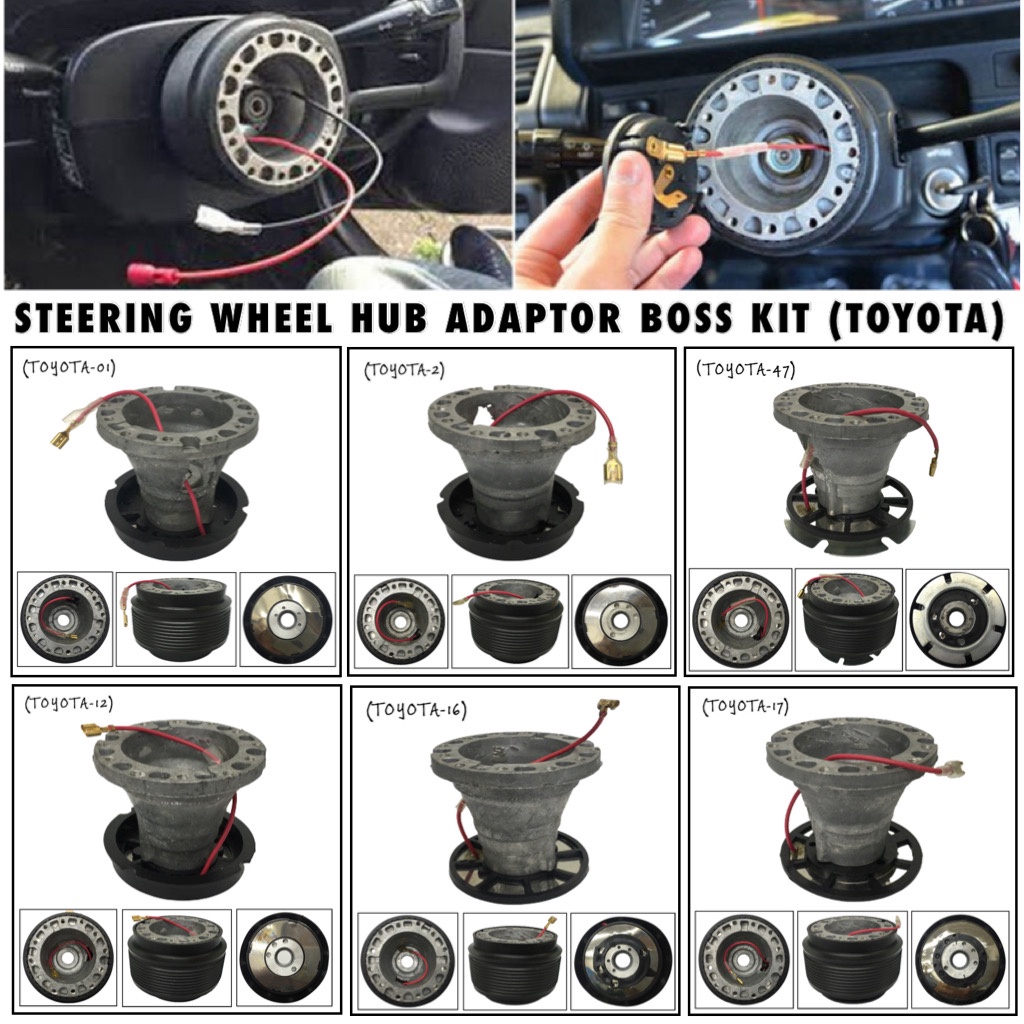 OC TOYOTA CAR STEERING WHEEL RACING HUB ADAPTER BOSS KIT | Shopee ...