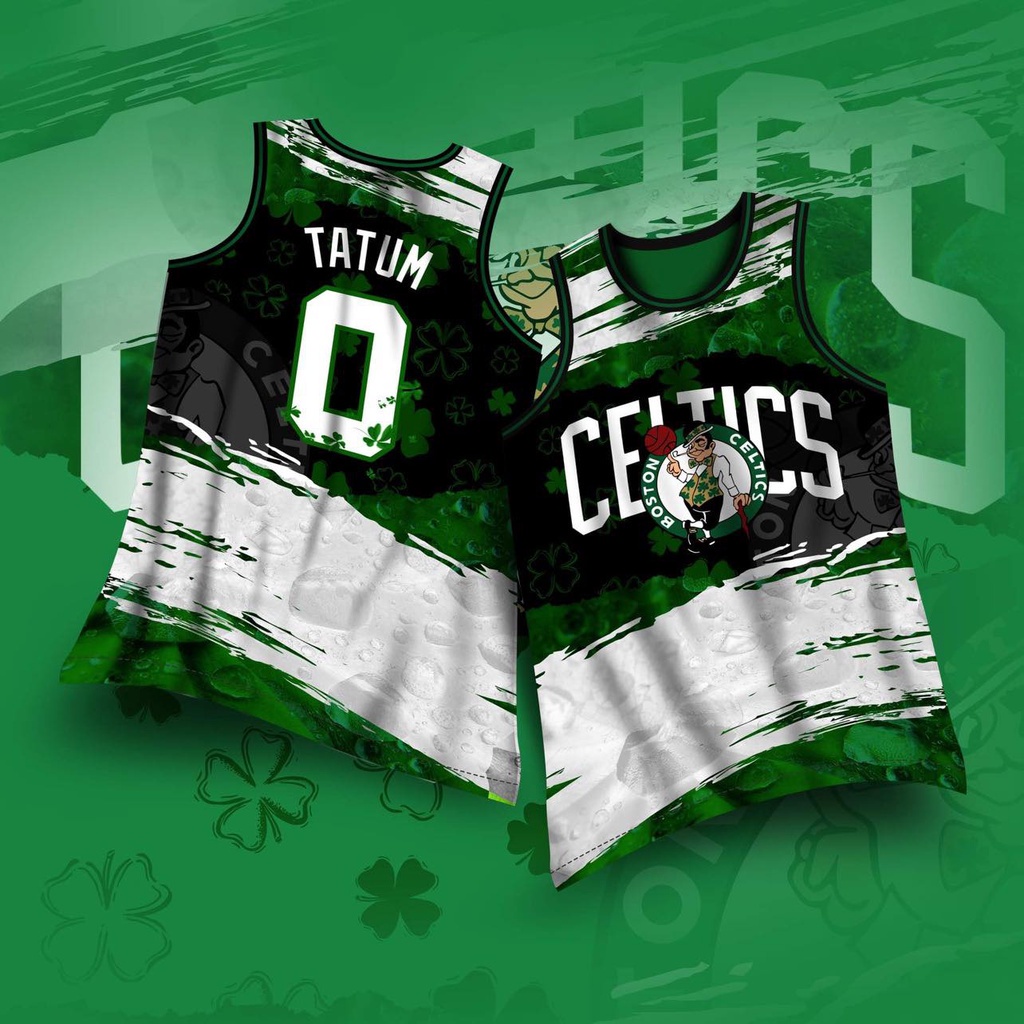 NEW DEISGN - BOSTON BLACK & GREE - TATUM FULL SUBLIMATION