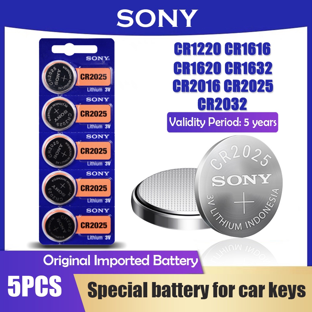 SONY CR2032 Lithium Button Coin Cell Batteries 3V cr2025 cr2016 cr1632