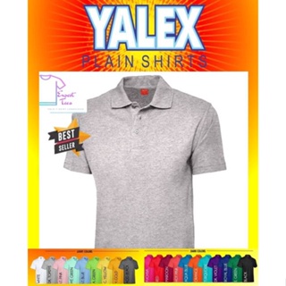 【Hot sale】Plain Polo Shirt Yalex Shirts With Collar - Topdye / Grey ...