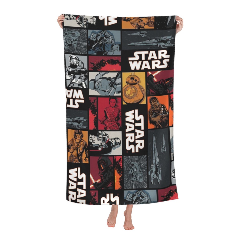 Stars Wars Microfiber Bath Towel 130*80cm(52*32in) , Oversized, Soft ...