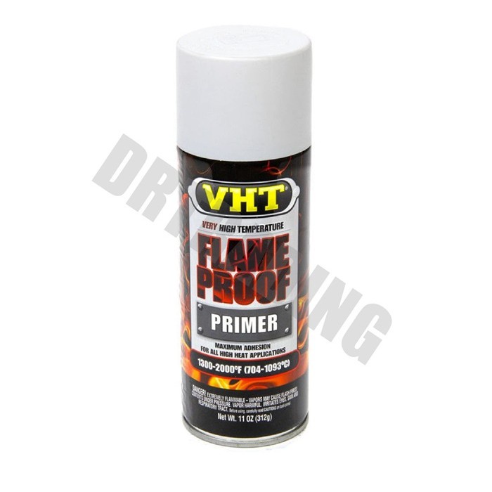 Vht Sp118 Flameproof Primer In Flat White High Temperature Coating