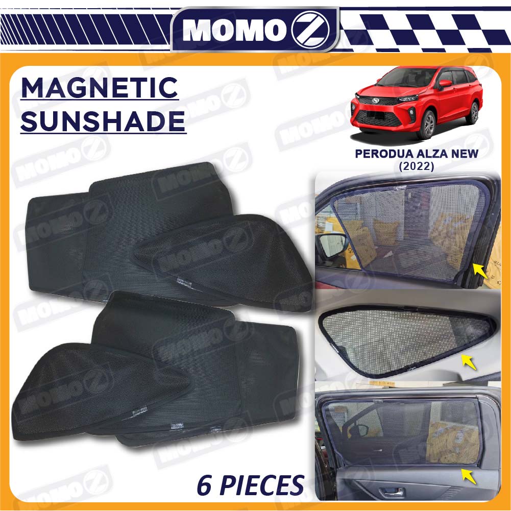 Car Perodua Alza 2022 - 2024 Axia New 2023 - 2024 Magnetic Sunshade ...