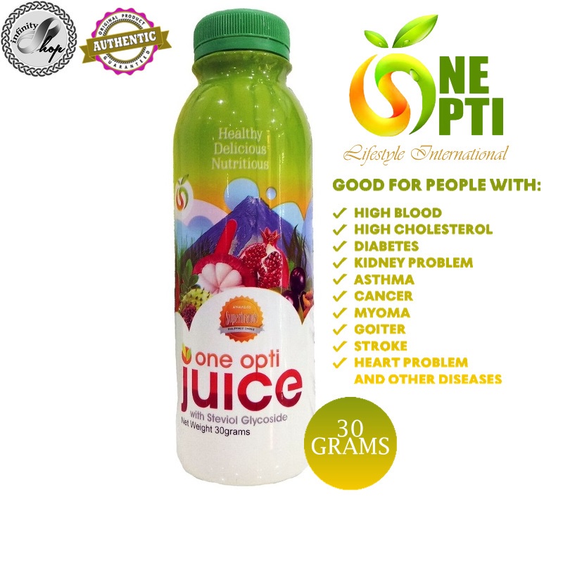 Authentic One Opti Juice Herbal Drinks 30g Shopee Philippines