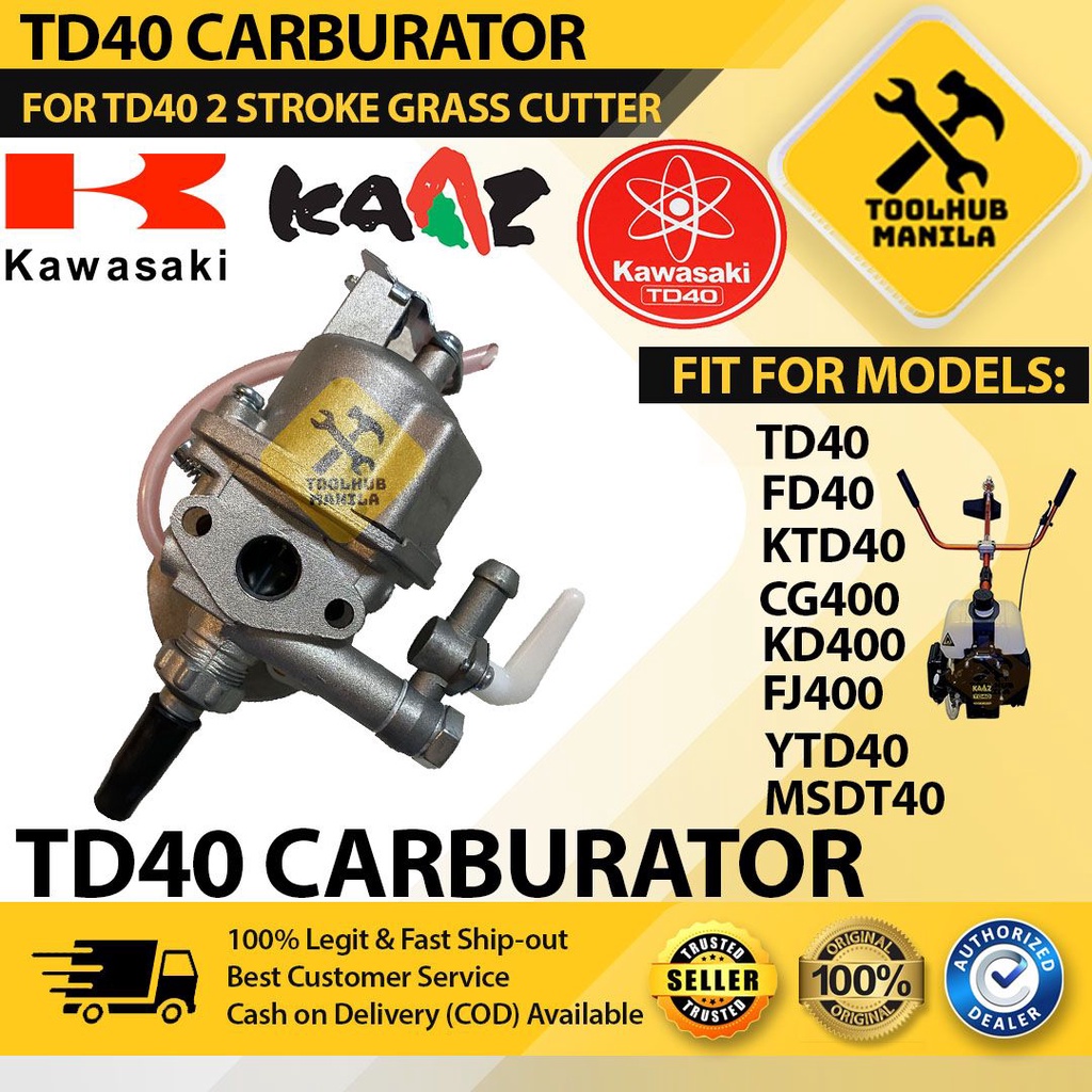 Kawasaki TD40 Carburator TD40 Carburetor for TD40 2 stroke Grass Cutter
