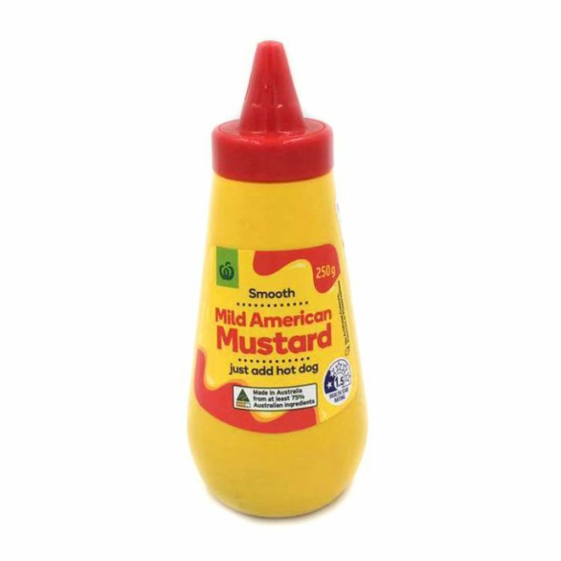 Woolworths Smooth Mild American Mustard 250g Shopee Philippines