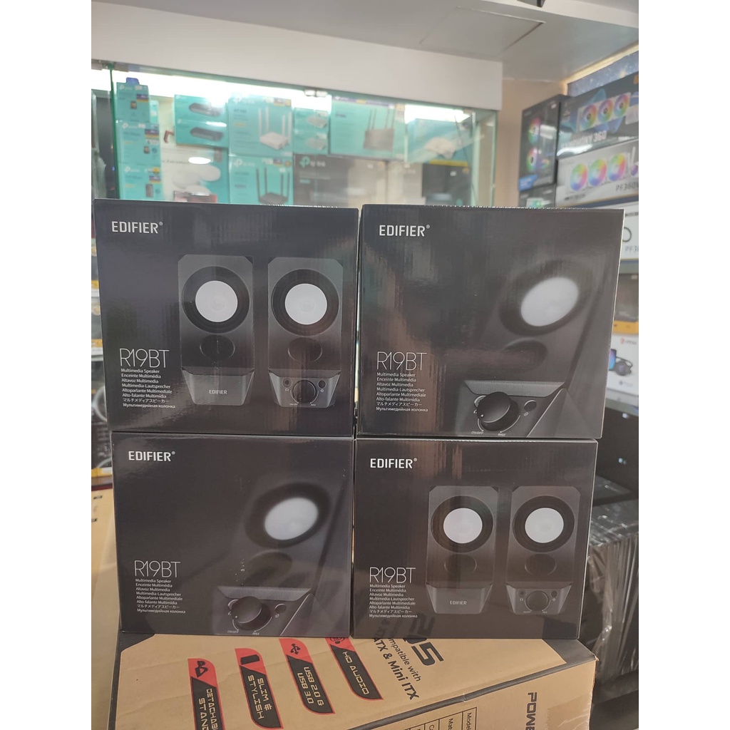 Edifier R19BT USB Powered 2.0 Bluetooth Multimedia Speaker Set - Black ...
