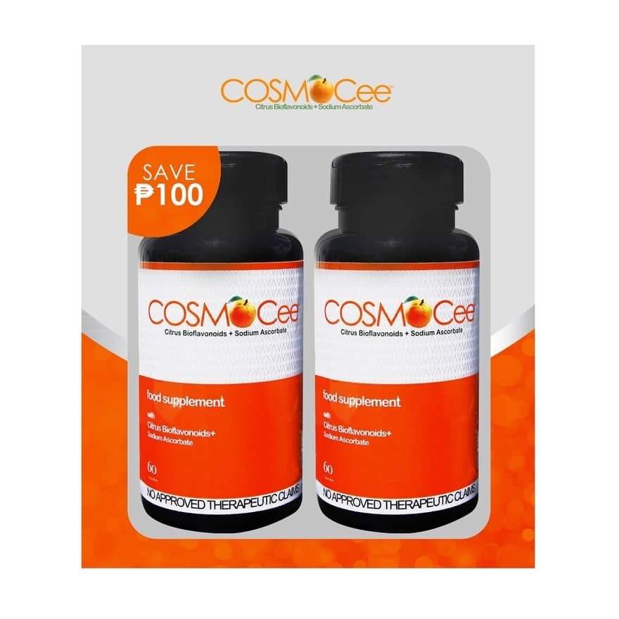 Cosmo Cee Citrus Bioflavonoids + Sodium Ascorbate BUY 1 TAKE 1 (2 x 60