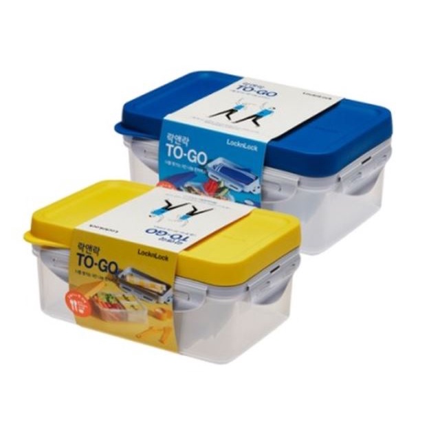 LocknLock To Go Multi Split Airtight Lunch Box with Cutlery Set 1L ...