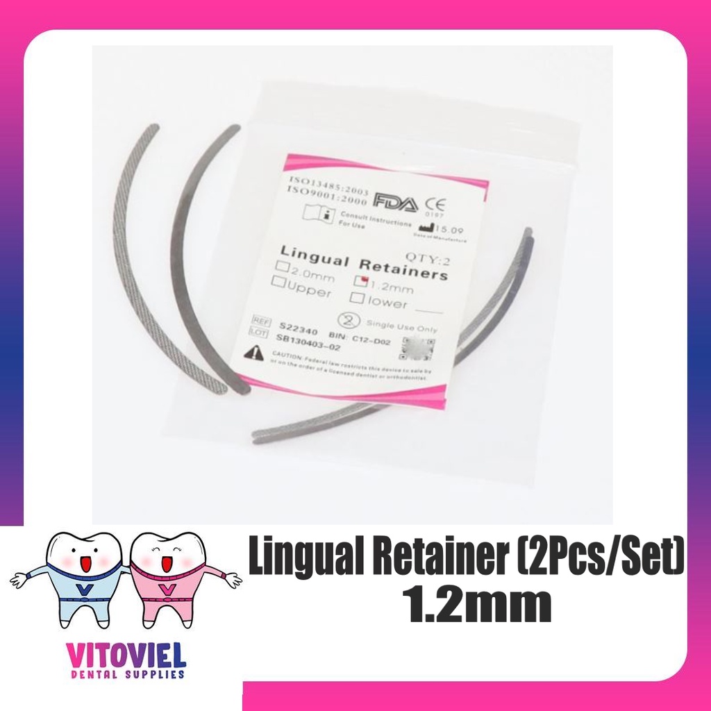 Lingual Retainer (2Pcs/Set) 1.2mm Shopee Philippines