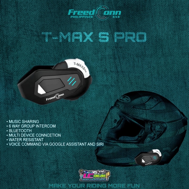 Freedconn Tmaxs pro Bluetooth Intercom | Shopee Philippines