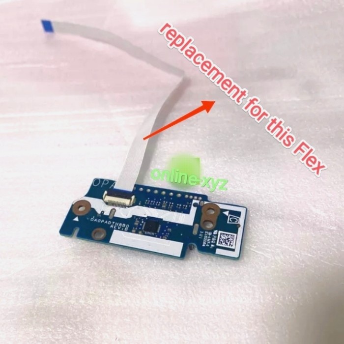 TOMBOL Flexible cable button Switch Power on off HP 14s 14-DQ 14-FQ 14s ...