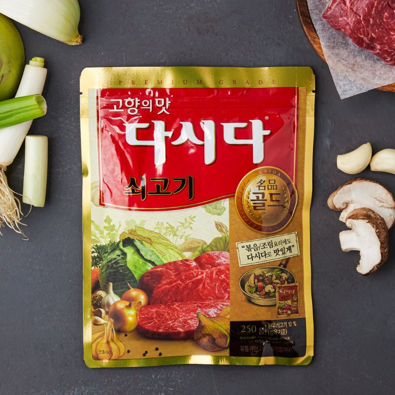 Beef Stock Powder 100g (Korean CJ Dasida Beef Bullion broth) Shopee Philippines